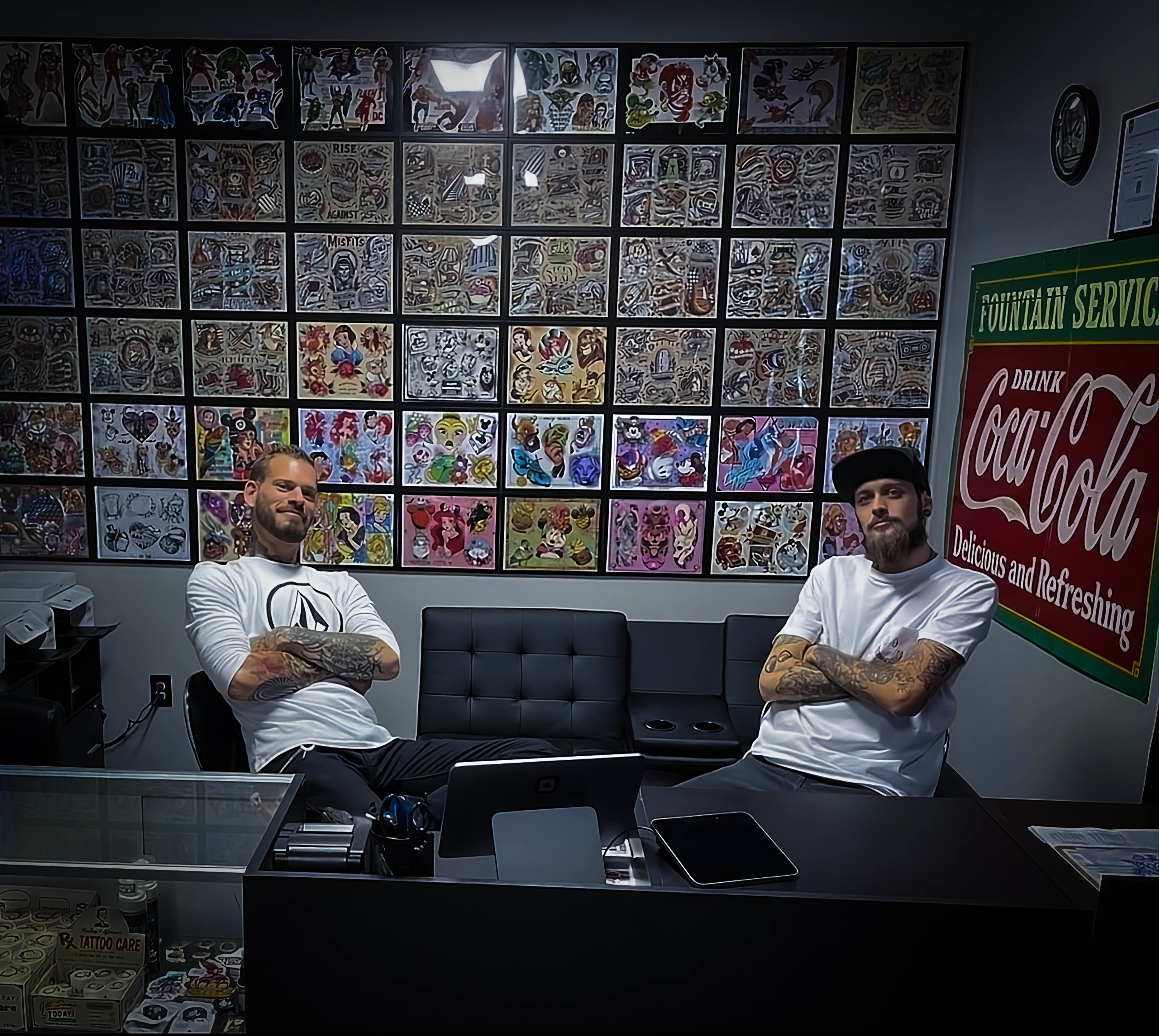 Tattoo studio office